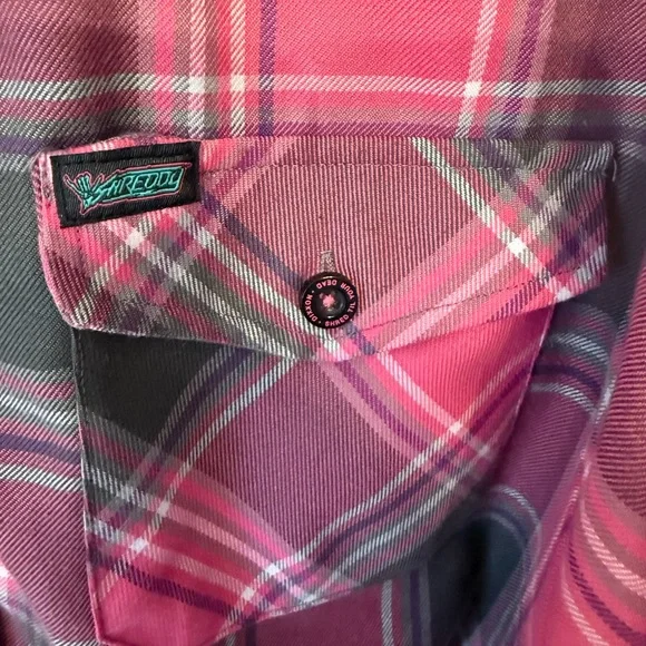 DIXXON SHREDDY 3.0 WOMENS FLANNEL SIZE 2X - Picture 7 of 7